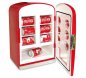 Réfrigérateurs rétro avec accessoires chromés - 22L / 12 canettes