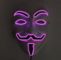 Vendetta topeng LED - ungu