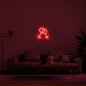 Semn LED neon cu lumină 3D - Motiv Woman & Woman 50 cm