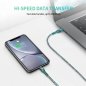 Kábel USB-C na Lightning SuperCord s rýchlosťou nabíjania až 20W - čierny