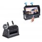 WiFi reversing car set with magnet and battery 6700mAh AHD HD camera with 8 IR + 7" HD monitor