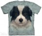 Aukštųjų technologijų gyvūnų marškiniai - borderkolio šuniukas