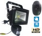 PIR-bevægelsesdetektor med kamera og lampe