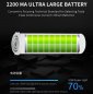 Kamera v baterce LED s FULL HD 120 ° úhel pohledu + kompas + sada držáků