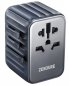 Rejseadapter universal - stikkonverter 65 W - 4xUSB-C + 1xUSB-A