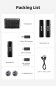 Dual wireless microphone system multifunctional (Lightning, USB-C, 3,5mm jack) - BOYALINK