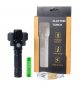 LED flashlight - torch light 20W (2000 Lumens) + 2 side lights + 4 lighting modes