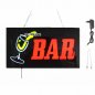 LED-Lichtwerbung Schild BAR - 43 cm x 23 cm