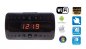 Jam alarm Wifi Kamera Full HD + 10 LED IR + Deteksi Gerakan + catu daya AC / DC