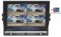 Set na cúvanie AHD s nahrávaním na SD kartu - 3x AHD kamera s 11 IR LED + 1x Hybridný 7" AHD monitor