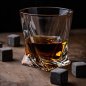 Set karafe za viski (alkohol) - 2 skodelici + 9 ledenih kamnov in dodatki
