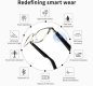 Lunettes audio AI Smart touch avec protection UV + haut-parleurs + assistant vocal + appels téléphoniques