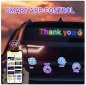 Auto reklamný panel LED flexibilný (rolovateľný) farebný - programovateľný cez bluetooth