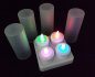 LED RGB color candles electric with remote control