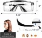 Schutzbrille transparent Antibeschlag mit HD-Gläsern