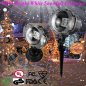 Proyector copo de nieve luz led - proyección de luces navideñas para interior / exterior - 7W (IP44)