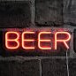 Neonowy znak piwa - podświetlana tablica LED