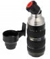 Cawan kanta kamera - cawan foto termo perjalanan (cawan) untuk kopi / teh 500 ml