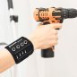 Magnetický organizér na zápěstí (ruku) na nářadí se suchým zipem a magnetem