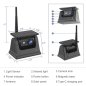 Cuvacia kamera s monitorom 7" - Set bezdrótová kamera HD 720P Magnetická Solárna s 7 IR LED