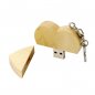 USB Flash Drive in the shape of a wooden heart