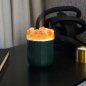 Llambë me kripë Himalayan rozë + Lagështues ajri me kristal aromaterapie USB 5V
