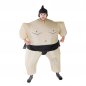 Sumo suit - wrestler costume - inflatable wrestling suit para sa halloween + fan