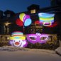 Outdoor + Indoor LED light decorative christmas projector 12 in 1 motifs with IP65