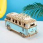 Dřevěný skládací model - 3D dřevěné puzzle Retro auto - Volkswagen VW T1