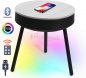 Table d'appoint Bluetooth avec SPEAKERS et éclairage LED 12x (intérieur / extérieur)