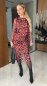 Dámské midy šaty - vzor leopard - ISERIA - fashion Julzz