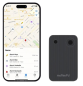 Porte-clés traceur GPS - ultra-mince 85x55x1,8mm (Apple Find My) - Autonomie de la batterie Li-ion jusqu'à 25 mois