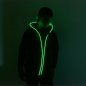 LED-vilkkuva takki - vihreä