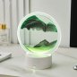 Lâmpada de areia - lâmpada de paisagem em movimento (lâmpada led de arte em areia) candeeiro de mesa colorido LED RGB