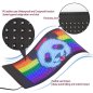 Écran de panneau d'affichage flexible à LED - panneau publicitaire programmable avec Bluetooth pour téléphone portable