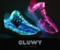 Çok renkli parlak LED spor ayakkabı - GLUWY Star