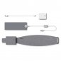 Vyhrievací pás na kríže a chrbát (pás) s USB do 50°C - Vyhrevný elektrický termo luxusný 100% semišový