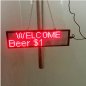 Led Message Board mit WiFi - rot 34cm x 9,6 cm