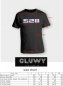 LED tshirt s tekstom za pomicanje - Gluwy aplikacija na mobitelu (iOS / Android) - Crvena LED