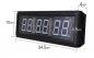 Timer di intervallo LED per uso sportivo - 34,5 cm x 10 cm