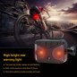 Luz para bicicleta con cámara para bicicleta multifuncional FULL HD + 3 modos de iluminación LED