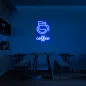 LED apgaismojuma zīme pie sienas KAFIJA - neona logo 75 cm