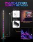 Led equalizer party light bar 1,2m - sound sensitive with RGB colours