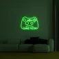 Svítící logo NEON LED tabule - motiv GAMER 75 cm