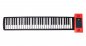 Tapis roulant en silicone pour piano électrique avec 61 touches + haut-parleurs Bluetooth