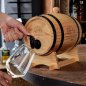 Barril de madeira mini 3L para beber vinho, cerveja ou outras bebidas - HARRISON