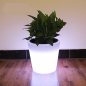 Lighting flower pot LED + possibility to change RGB colors + IP44 (27x27x28 cm)