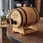 Wood barrel mini 3L for tapping wine, beer or other drinks - HARRISON