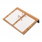 Scrivania blotter - Set tavolo da ufficio 10 pezzi Luxury (legno + pelle)