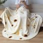 Kulatá deka ve tvaru tortily 150 cm - nechutná deka s designem připáleného burrita